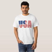 Amerikaanse vlag T-shirt (Voorkant volledig)