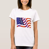 Amerikaanse vlag t-shirt (Voorkant)