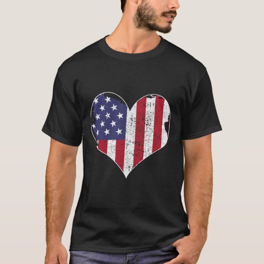 Amerikaanse vlag t-shirt (Voorkant)