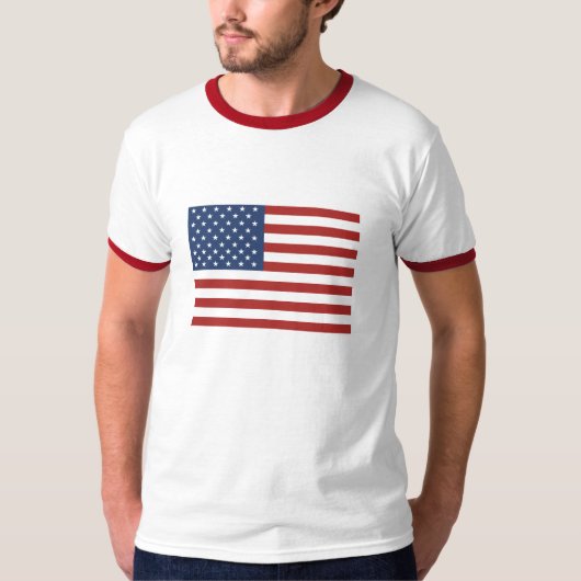Amerikaanse vlag t-shirt (Voorkant)