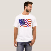Amerikaanse vlag t-shirt (Voorkant volledig)