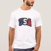 Amerikaanse vlag t-shirt (Voorkant)
