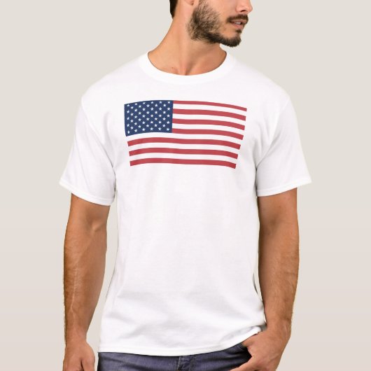 Amerikaanse vlag t-shirt (Voorkant)