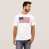 Amerikaanse vlag t-shirt (Voorkant volledig)
