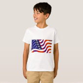 Amerikaanse vlag t-shirt (Voorkant volledig)