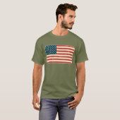 Amerikaanse vlag t-shirt (Voorkant volledig)