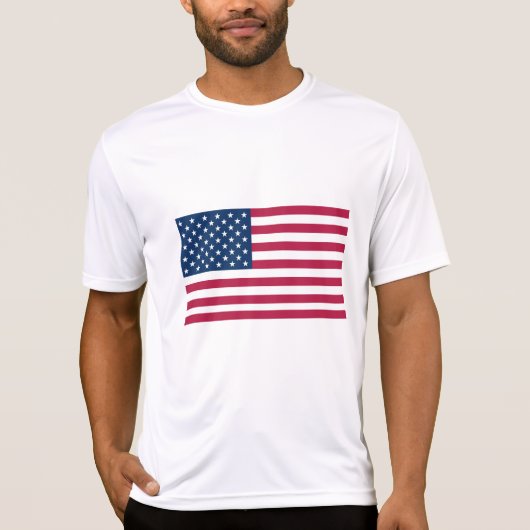 Amerikaanse vlag t-shirt (Voorkant)