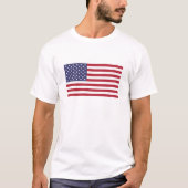 Amerikaanse vlag t-shirt (Voorkant)