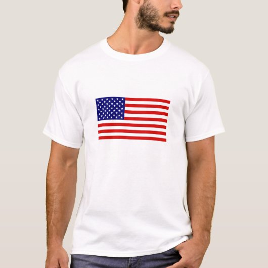 Amerikaanse vlag t-shirt (Voorkant)