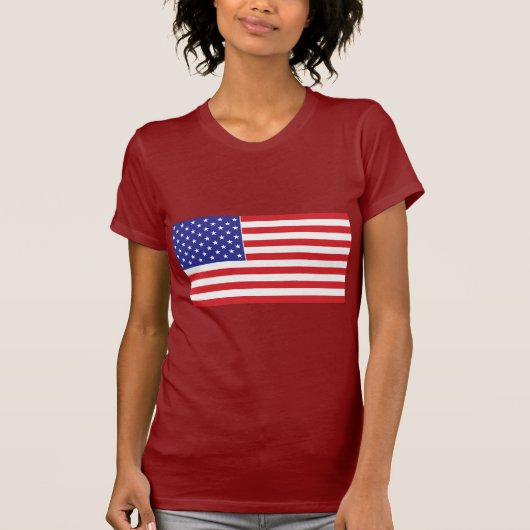 Amerikaanse vlag t-shirt (Voorkant)