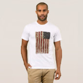 Amerikaanse vlag t-shirt (Voorkant volledig)