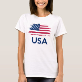 Amerikaanse vlag t-shirt