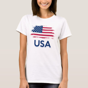 Amerikaanse vlag t-shirt