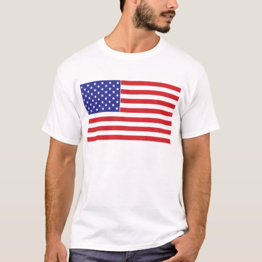 Amerikaanse vlag t-shirt (Voorkant)