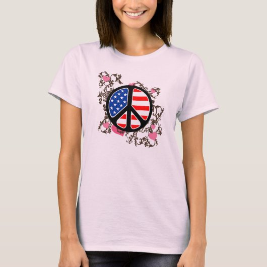 Amerikaanse vlag t-shirt (Voorkant)