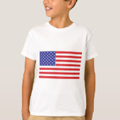 Amerikaanse vlag t-shirt (Voorkant)