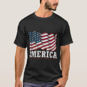 Amerikaanse vlag t-shirt (Voorkant)