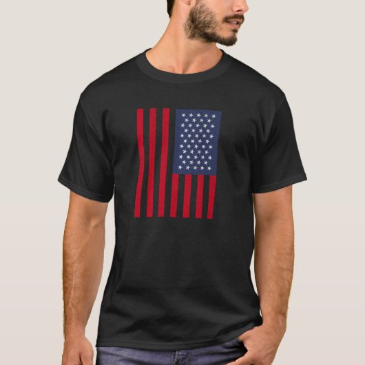 Amerikaanse vlag -  t-shirt (Voorkant)