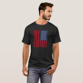 Amerikaanse vlag -  t-shirt (Voorkant volledig)