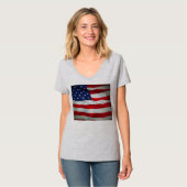 Amerikaanse vlag t-shirt (Voorkant volledig)