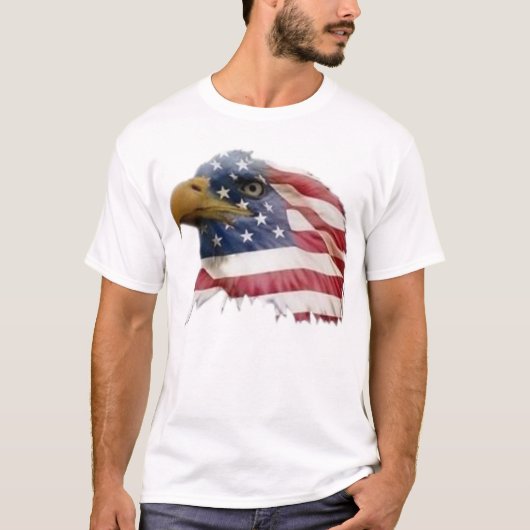 Amerikaanse vlag t-shirt (Voorkant)