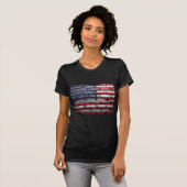 Amerikaanse vlag  t-shirt (Voorkant volledig)