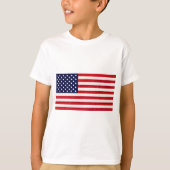 Amerikaanse vlag t-shirt (Voorkant)