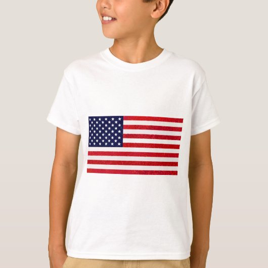 Amerikaanse vlag t-shirt (Voorkant)