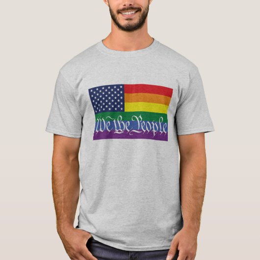 Amerikaanse vlag t-shirt (Voorkant)