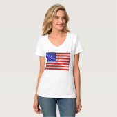 Amerikaanse vlag t-shirt (Voorkant volledig)