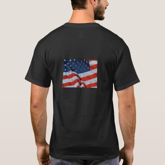 Amerikaanse vlag t-shirt (Achterkant)