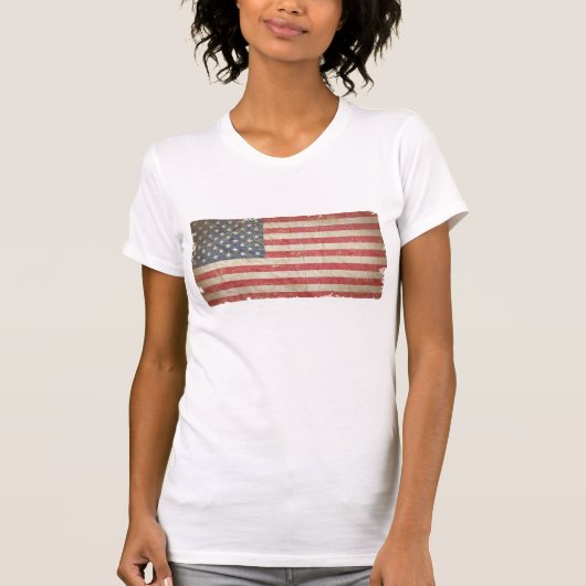 Amerikaanse vlag t-shirt (Voorkant)