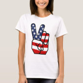 Amerikaanse vlag t-shirt (Voorkant)