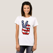 Amerikaanse vlag t-shirt (Voorkant volledig)