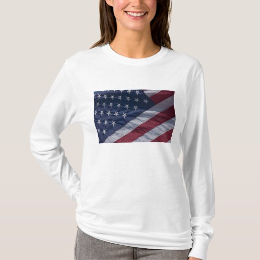 Amerikaanse vlag. t-shirt (Voorkant)