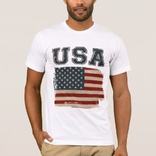 Amerikaanse vlag t-shirt