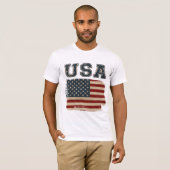 Amerikaanse vlag t-shirt (Voorkant volledig)