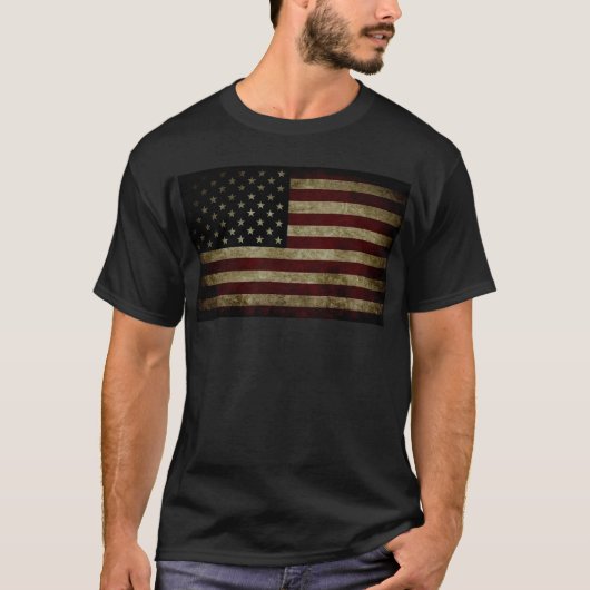 Amerikaanse vlag t-shirt (Voorkant)