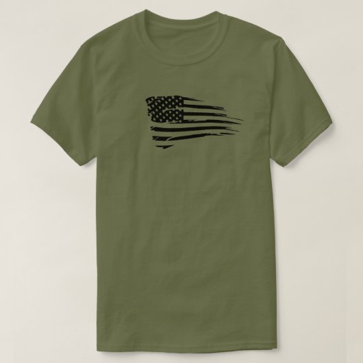 Amerikaanse vlag t-shirt (Design voorkant)