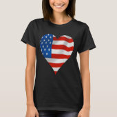 Amerikaanse vlag t-shirt (Voorkant)