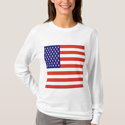 Amerikaanse vlag t-shirt (Voorkant)