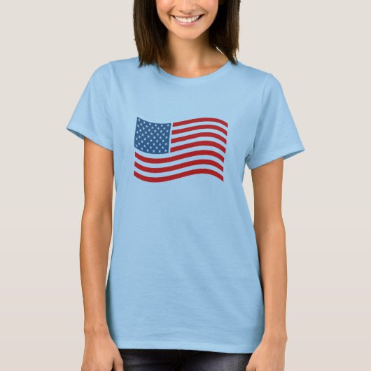 Amerikaanse vlag t-shirt (Voorkant)