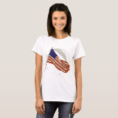 Amerikaanse vlag t-shirt (Voorkant volledig)