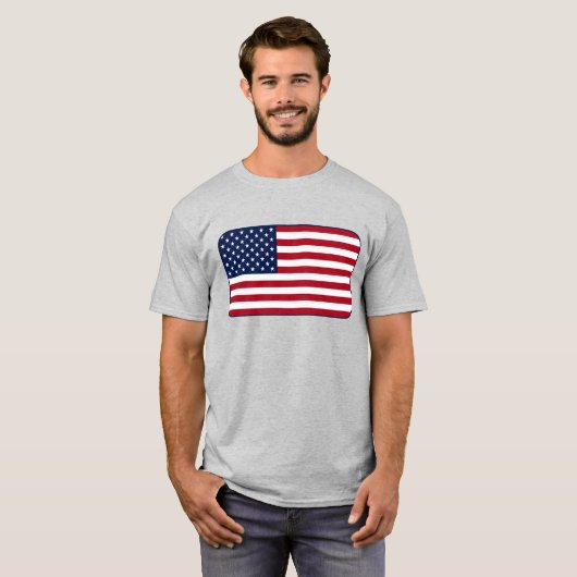 Amerikaanse vlag t-shirt (Voorkant volledig)