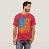 Amerikaanse vlag t-shirt (Voorkant volledig)