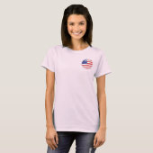 Amerikaanse vlag t-shirt (Voorkant volledig)