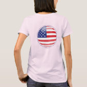 Amerikaanse vlag t-shirt (Achterkant)