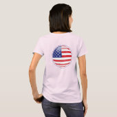 Amerikaanse vlag t-shirt (Achterkant volledig)