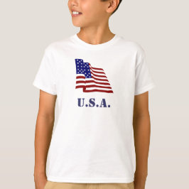 Amerikaanse vlag t-shirt