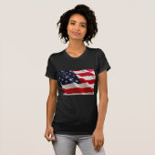 Amerikaanse vlag t-shirt (Voorkant volledig)